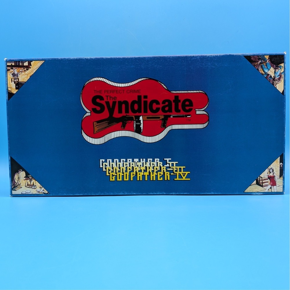 Vintage 1986 The Syndicate The Perfect Crime Godfather IV Edition Complete Game
